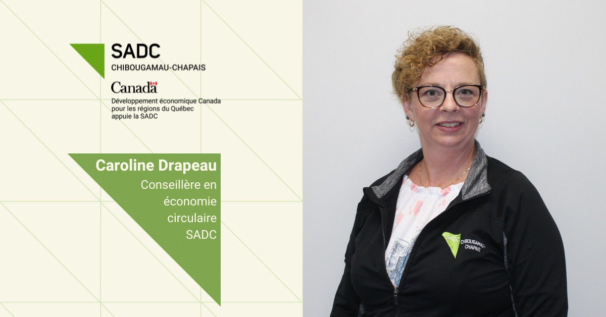 Conseillère en économie circulaire - Caroline Drapeau
