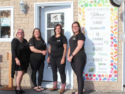 Inauguration du comptoir alimentaire de la Maison de la famille Le Petit Train à Chapais