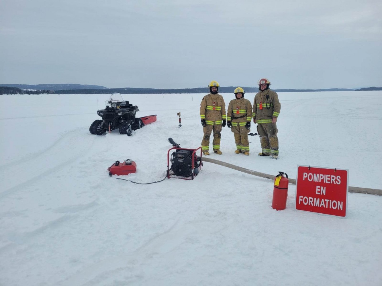 NOS POMPIERS EN ACTION