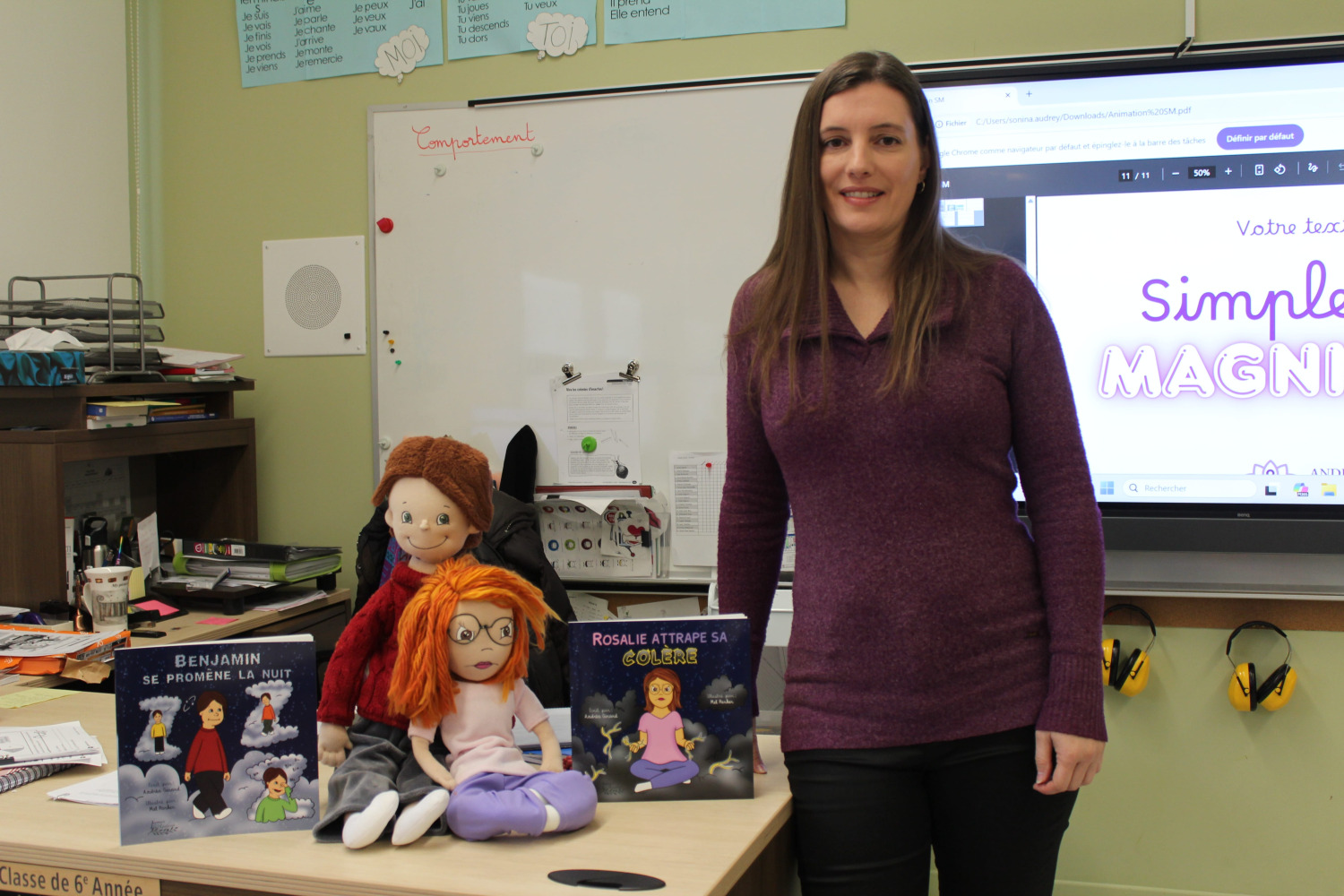 Simplement Magnifique avec l'auteure Andréa Girard de Chapais