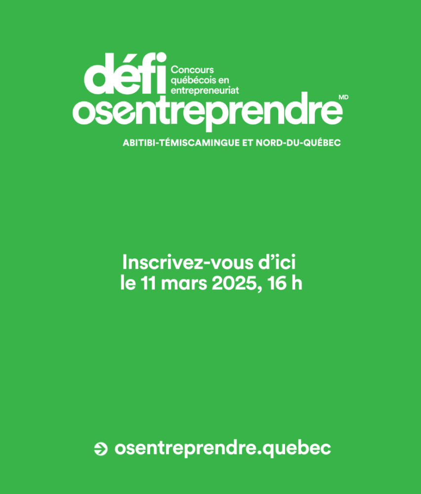 Défi OSEntreprendre Abitibi-Témiscamingue et Nord-du-Québec